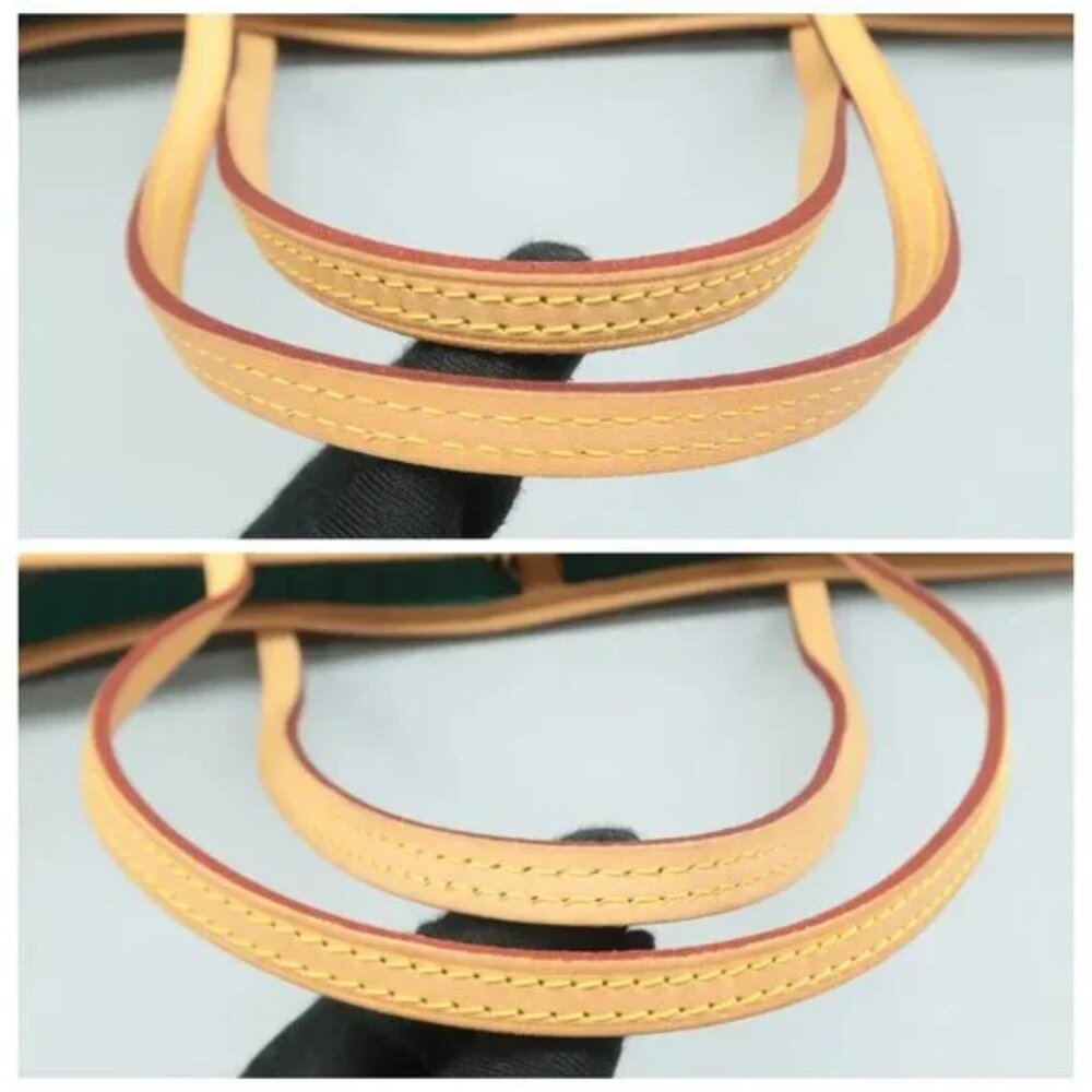 100% Authentic Louis Vuitton Neverfull Brown&Green MM W/P Monogram Shoulder Bag - Picture 5 of 12